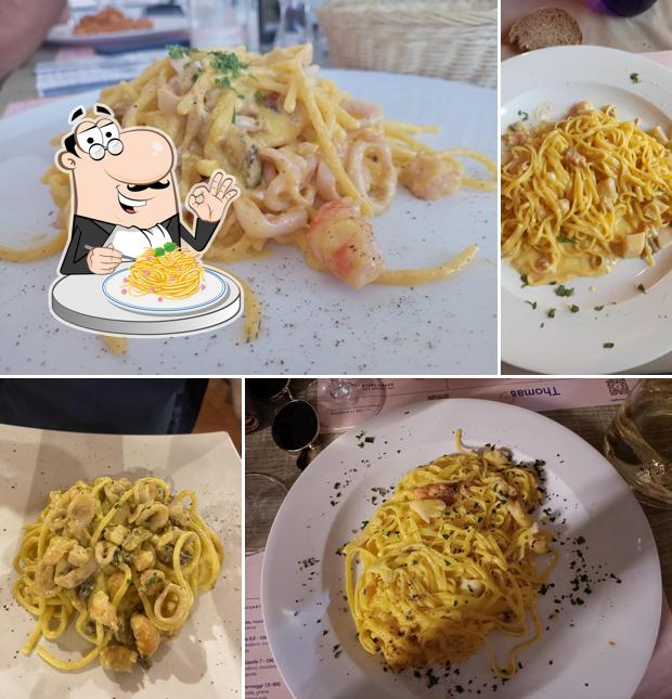 Spaghetti alla carbonara al Da Thomas