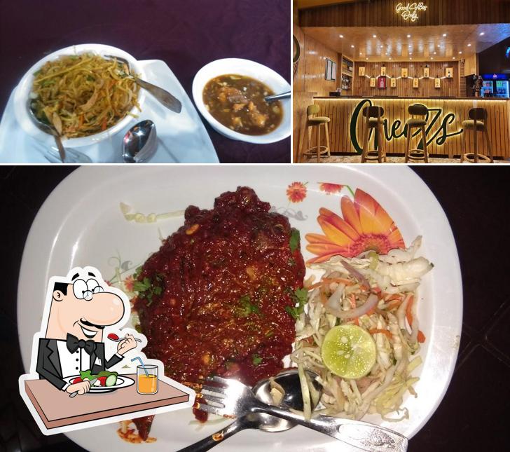 Check out the image depicting food and bar counter at Fish Bone family Bar & Restaurant, Sancaole