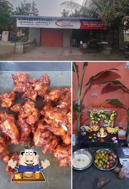 The restaurant's food and exterior