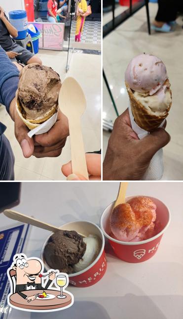 Ice cream at Meridian Ice Cream Wakad