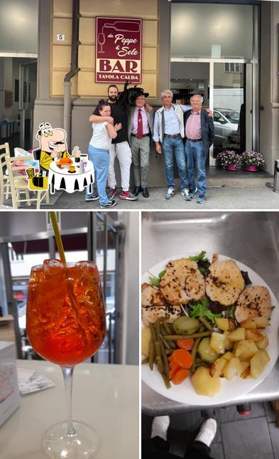 Dai un’occhiata alla immagine che mostra la cibo e esterno di Bar tavola calda da Peppe e Sele