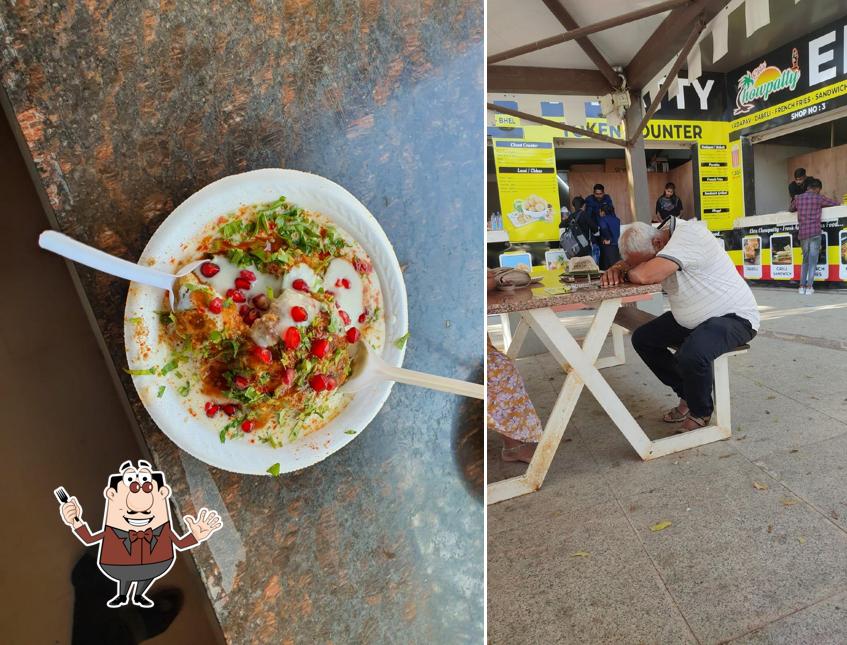 Meals at Delhi chaat