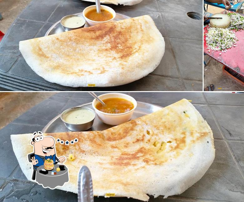Food at Jai Sharda south indian canteen khajuraho