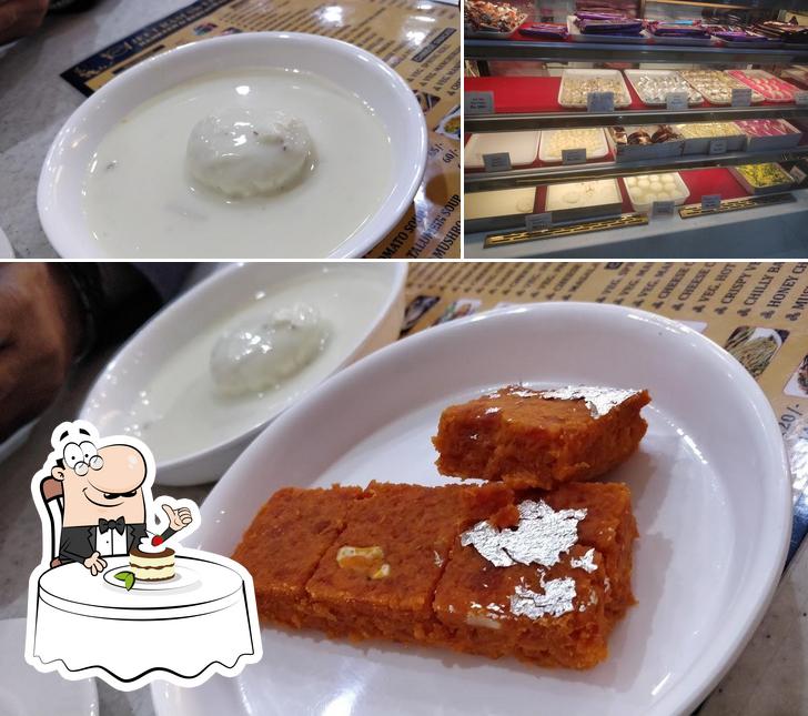 - Best Sweet Shop in Karnal serves a selection of desserts