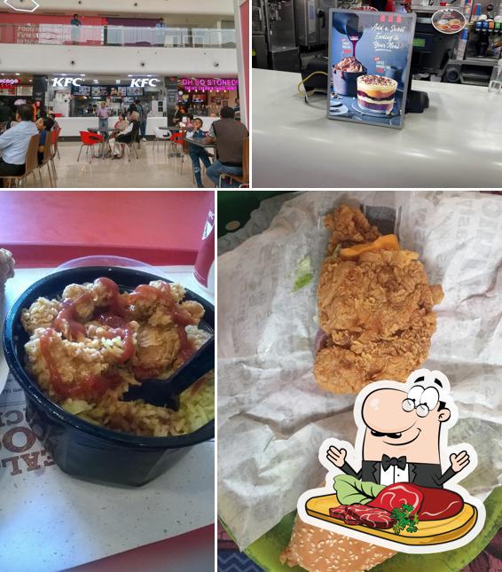 Get meat meals at KFC