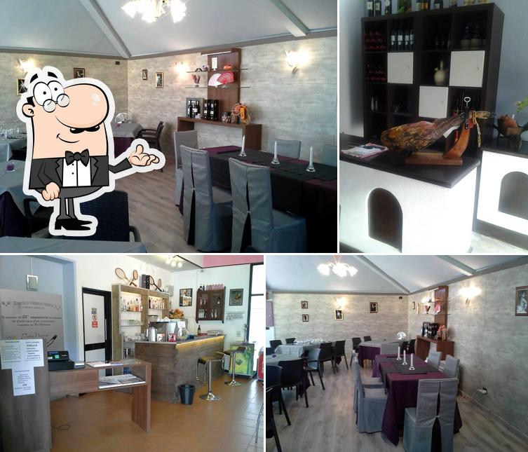 Gli interni di Patanegra Gourmet italo spagnolo Diano Marina