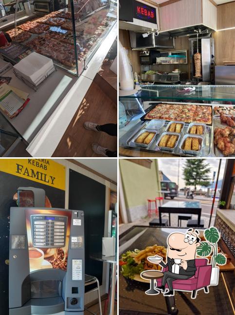 Gli interni di Pizzeria kebab Family