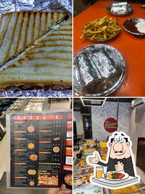 Food at The Pizza Unlimited