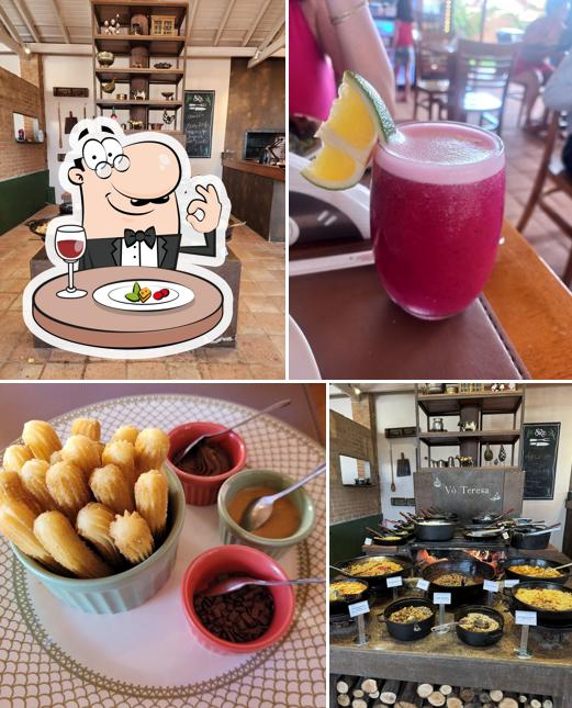 Comida em Restaurante Sô Raiz