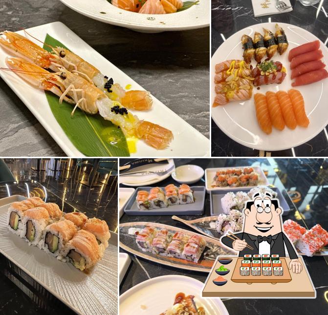 Ordina le varie opzioni di sushi