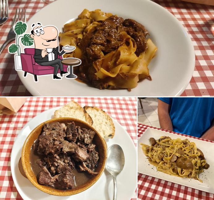 Gli interni di Trattoria Da Gina
