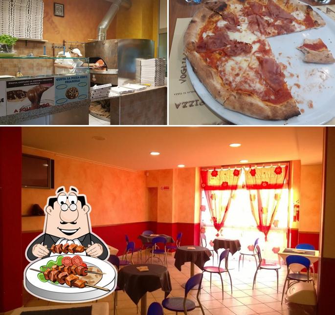 La foto della cibo e interni di Voglia Di Pizza
