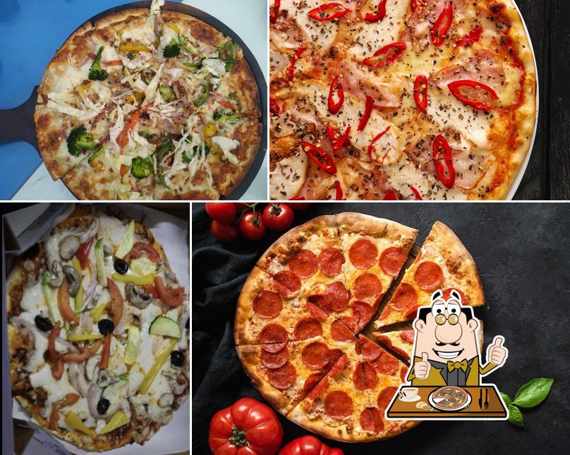 Order different types of pizza