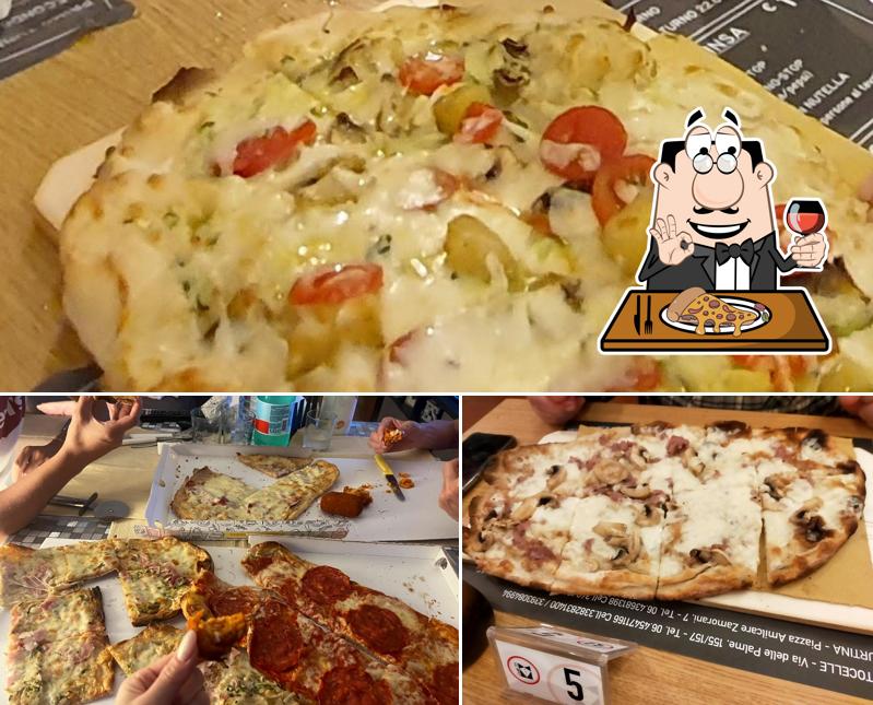 A Cento55 Pinsa Romana - Tiburtina, puoi goderti una bella pizza