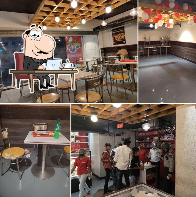 The interior of K.S. Bakers Nacharam