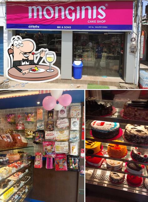MONGINIS CAKE SHOP is distinguished by food and exterior