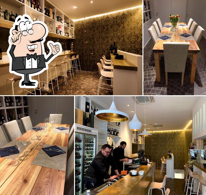 Gli interni di Gran Cru Milano