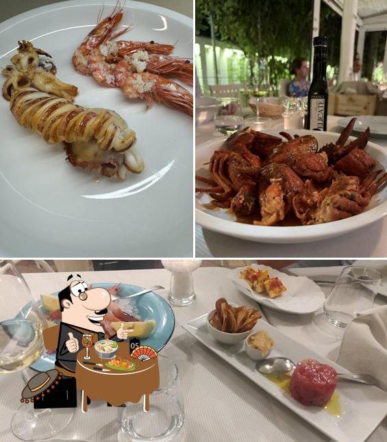 Scampi al La Marea ristorante Savelletri