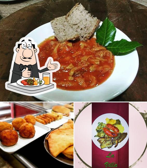 Cibo al La villa, pizzeria-rosticceria-tavola calda