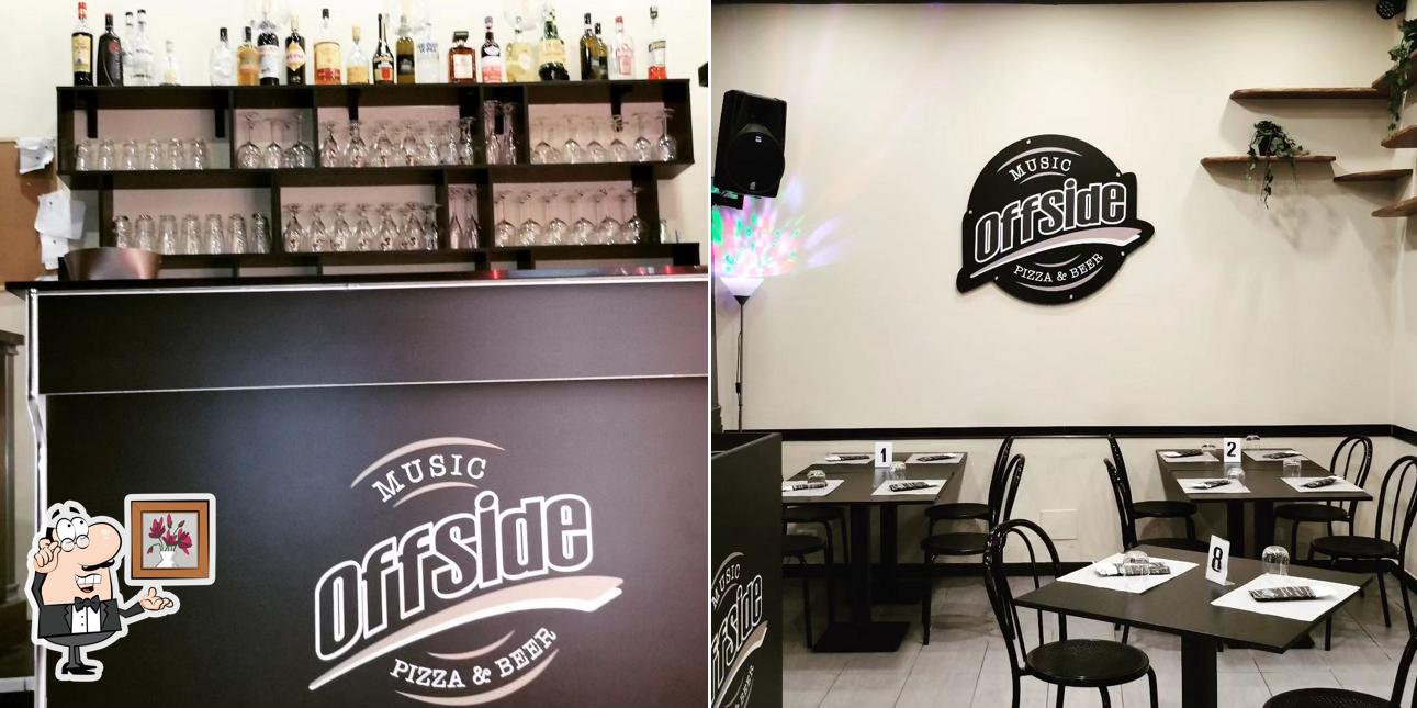 Dai un'occhiata agli interni di Le Pizze di Offside