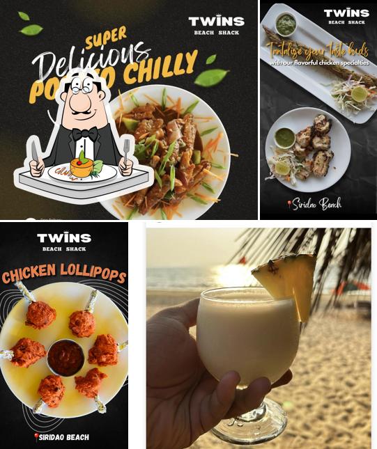 Food at Twins Beach Shack