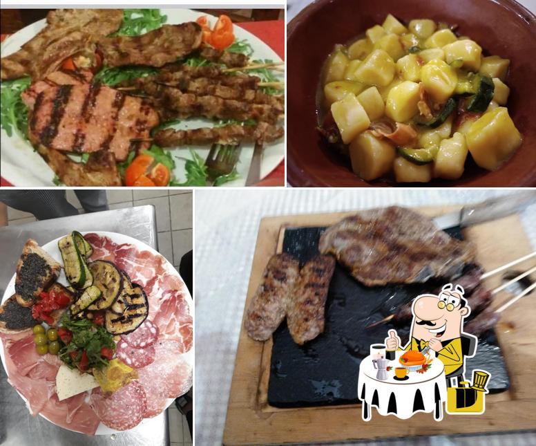Platti al "L' Aia del Pozzo " Trattoria/Pizzeria