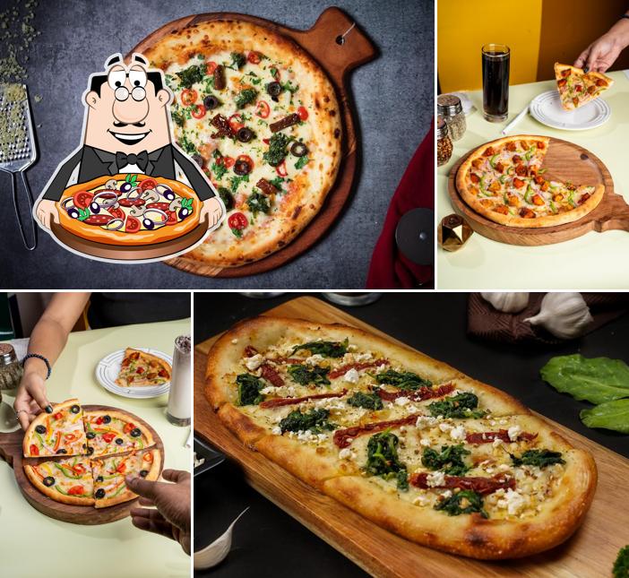 At OLIO PIZZA - The Wood Fired Pizzeria, you can order pizza