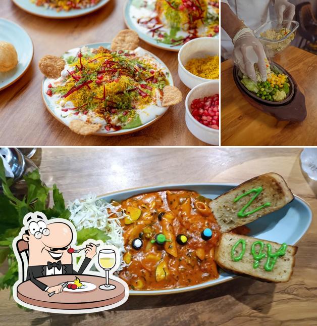 Food at A to Z Jaini's Cafe