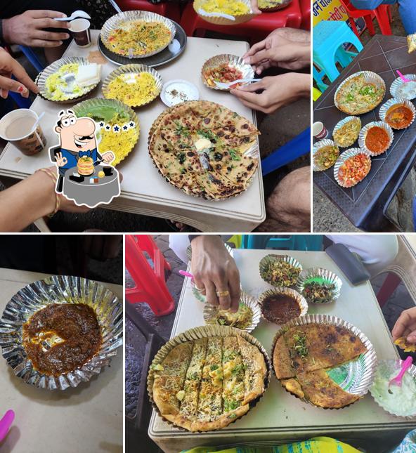 Creme brulee at Ambika Gujarat Nasta Bhandar