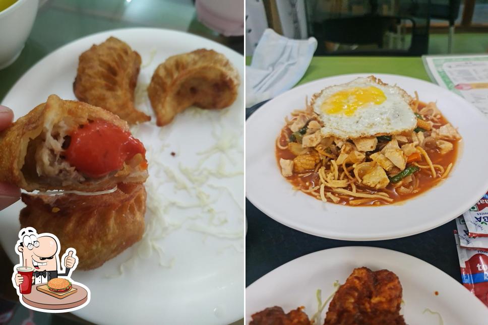 Get a burger at Bambusa Restaurant
