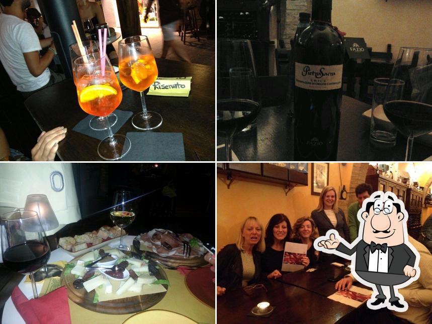 Gli interni di Cantina 24