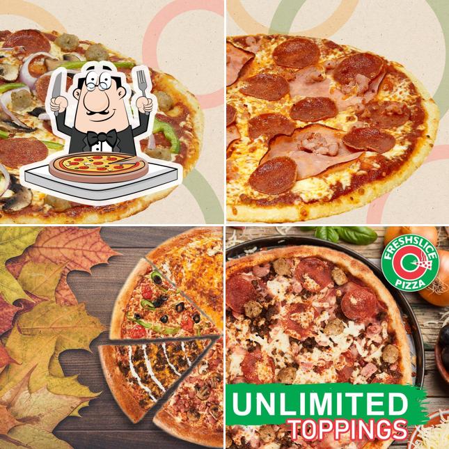 Commandez différents genres de pizzas