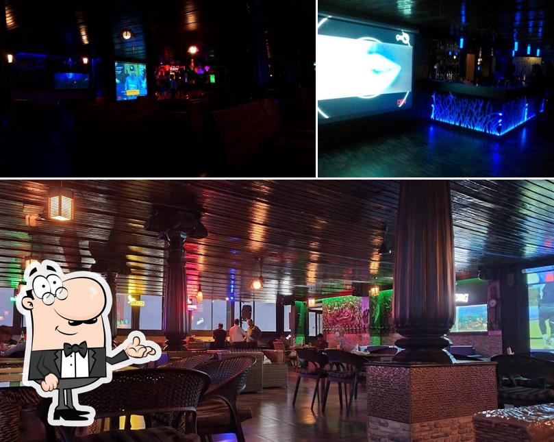 The interior of Pisces Lounge Bar