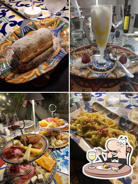 Cibo al Bistrò Siciliano Con Giardino Paradiso