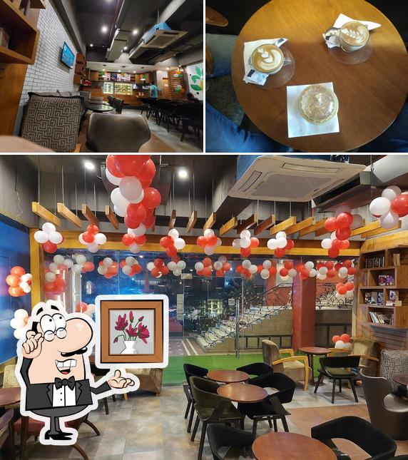 Check out how Cafe Crew Brew looks inside