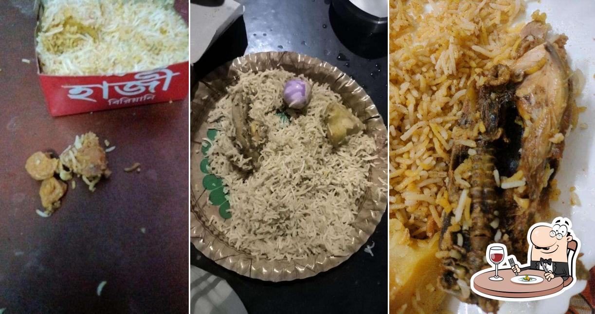 Meals at Kolkata Haji Roll center