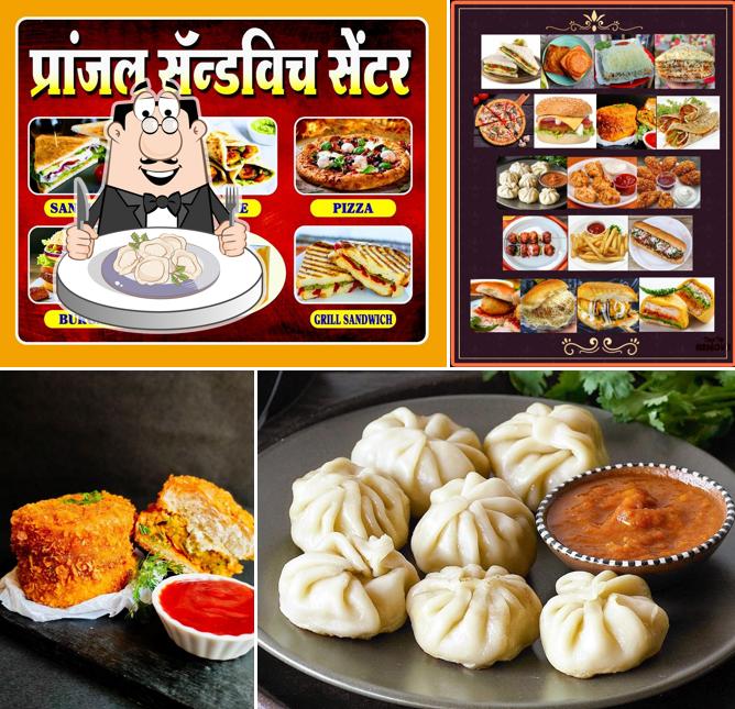 Dumplings at Pranjal Sandwich Momo's Snacks Corner