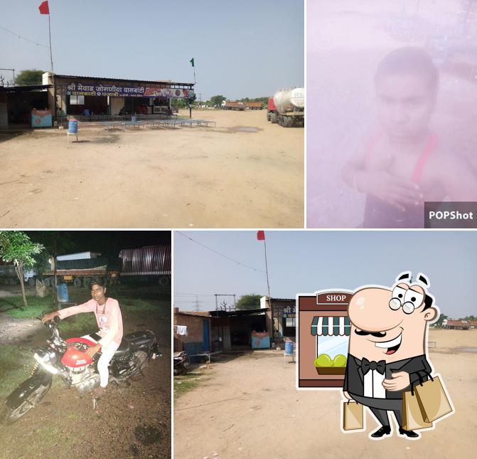 The exterior of Shree Mewad Jogniya Hotel