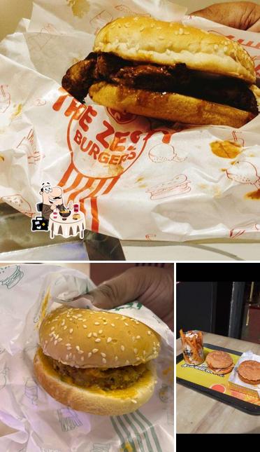 Food at The Zesty Burgers