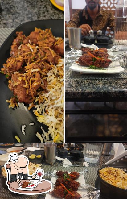Order meat dishes at Turmeric Multicusine Restaurant