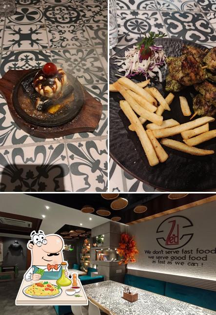 This is the picture displaying food and interior at Zed Sky Lounge Cafe