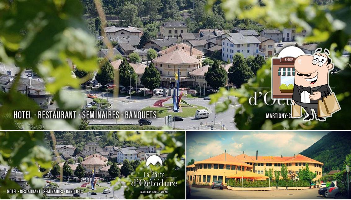 Gli esterni di Hotel Restaurant La Porte d'Octodure