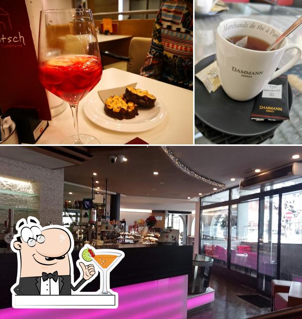 La bevanda e bancone da bar del ristorante