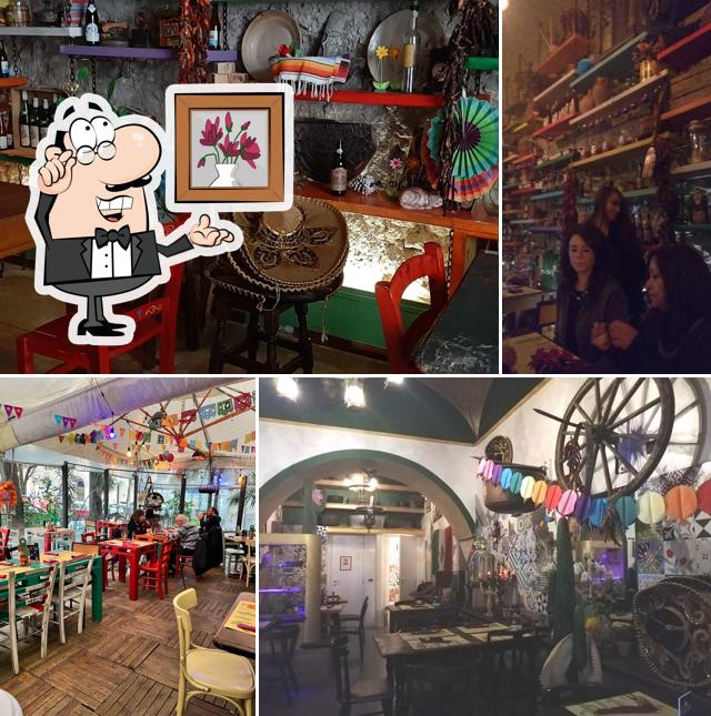 Gli interni di El Salvador Mexican E Texan Pub