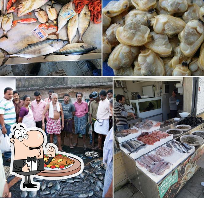 Gallipoli Mercato Del Pesce/ Pescheria offre un'ampia gamma di piatti di pesce