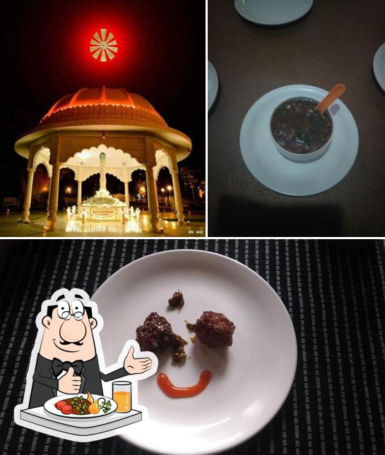 The image of food and exterior at Gopi Ruchira Pure Veg. Restaurant
