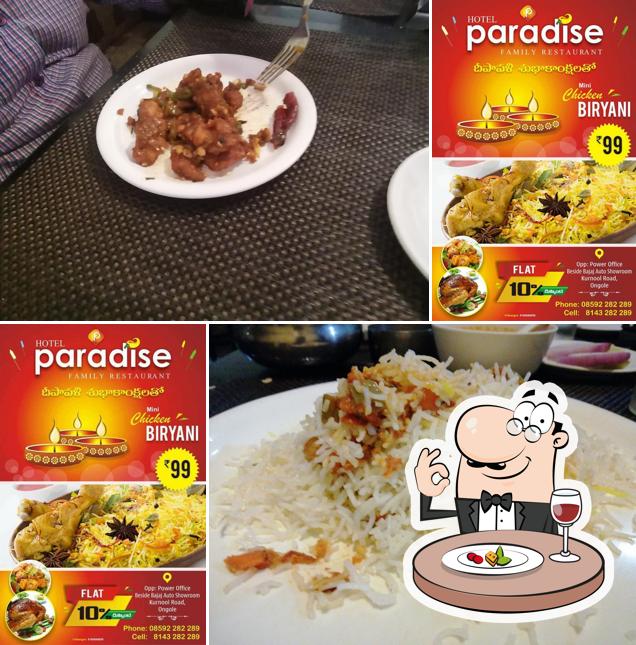 Meals at Hotel Paradise Family Restaurant
