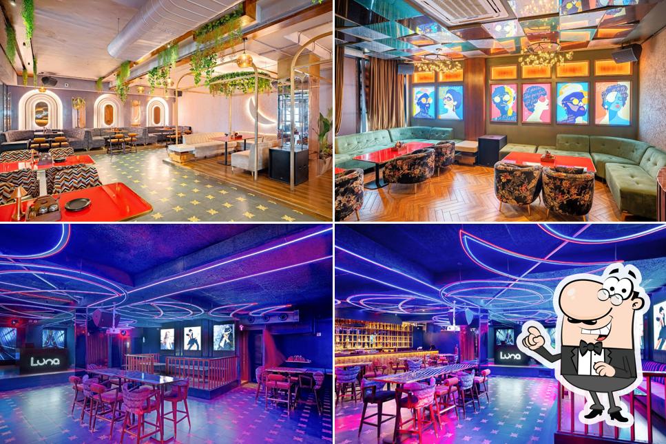 The interior of Luna The Night Club