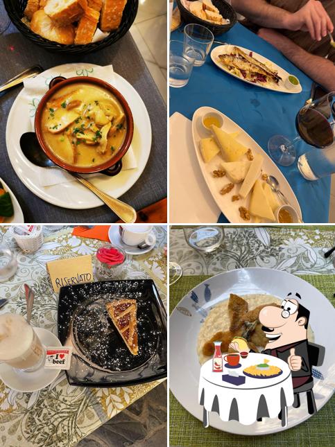 Piatto di formaggi al Ristorante Il Portichetto