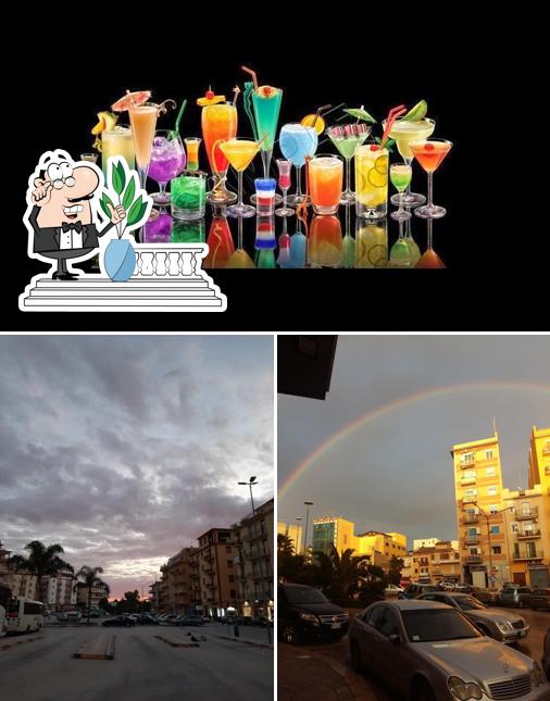 Questa è la immagine che raffigura la esterno e bevanda di Biglietteria Cocus Bar